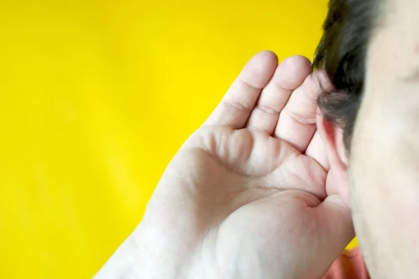 Curious listener — Stock Photo, Image