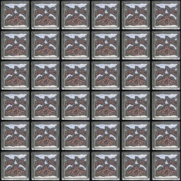 Glass brick (Seamless texture) — Stock Photo, Image