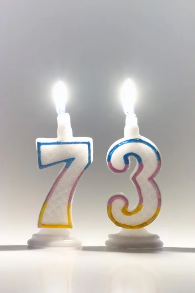 Velas de cumpleaños — Foto de Stock