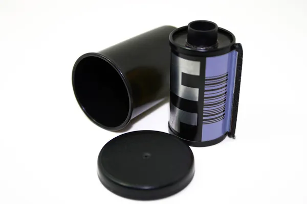 Camera film and container — Stock Photo, Image