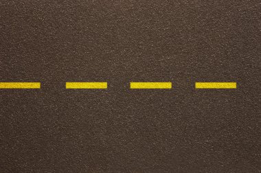 Asfalt - tek kesik çizgili (doku)