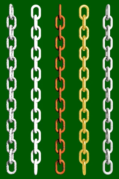 Řetězy (3d) — Stock fotografie