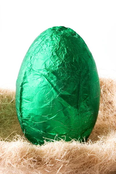 Пасхальное яйцо - зеленое — стоковое фото