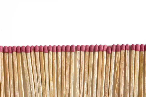 Matches aligned — Stock Photo, Image