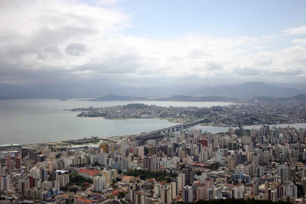 Vista aérea de Florianópolis-SC Brasil — Fotografia de Stock