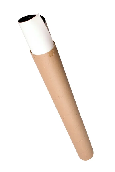 Cardboard tube — Stock Photo, Image