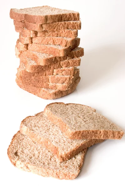 Opgestapeld brood — Stockfoto