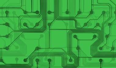 yeşil bilgisayar plaka doku