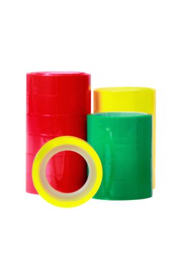 Üç yapışkan bant renk