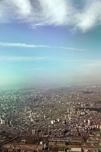 Aerial view of Sao Paulo