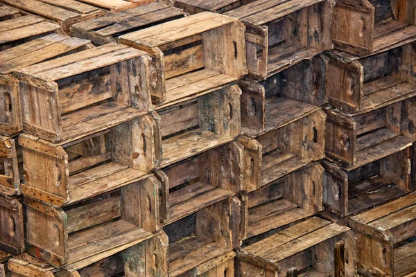 Piled crates — Stock Photo, Image