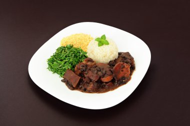 Βραζιλίας feijoada πιάτο