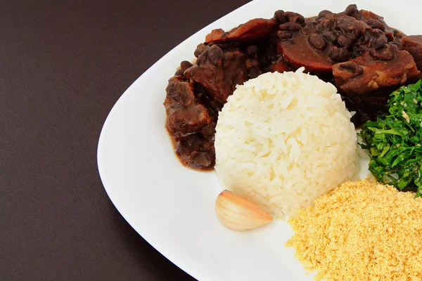 Brazilian Feijoada detail — Stock Photo, Image