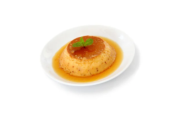 Kondensmilchpudding-Dessert — Stockfoto