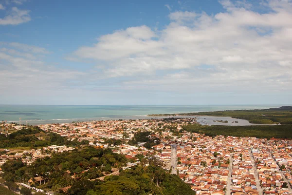Порто-Сегуро - Бахия, Бразилия, вид с воздуха . — стоковое фото