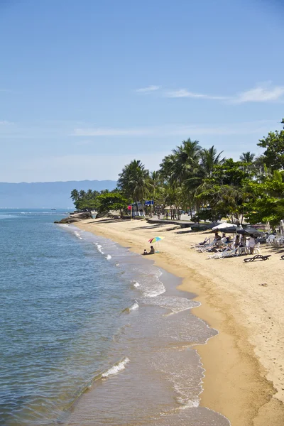 Itaguaçú Beach, Ilhabela - Brasil Imagens Royalty-Free