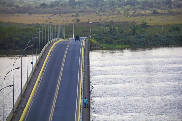 Acess from Iguape to Ilha Comprida — Stock Photo, Image