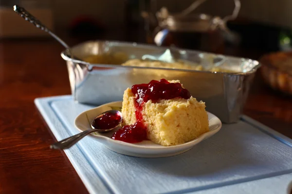 Túrós puding — Stock Fotó