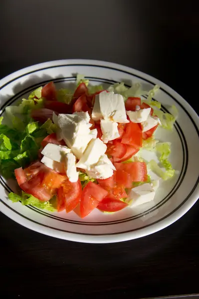 Primer plano de una ensalada de verduras —  Fotos de Stock