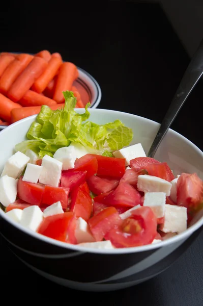 Closeup of a vegetable salad — Stock Photo, Image