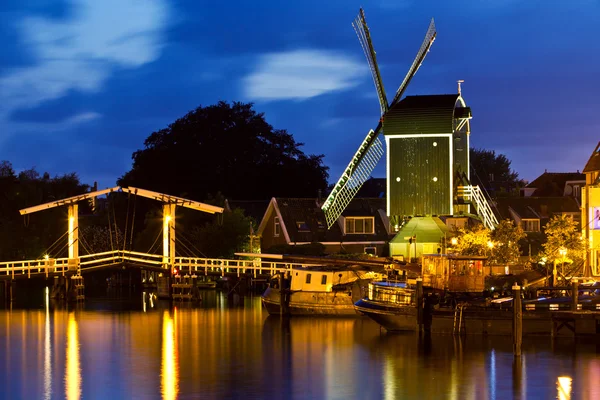 Iconic view in Leiden [Netherlands] — Stock Photo, Image