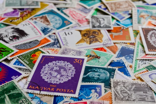 Γραμματόσημα με επιλεκτική εστίαση Royalty Free Εικόνες Αρχείου