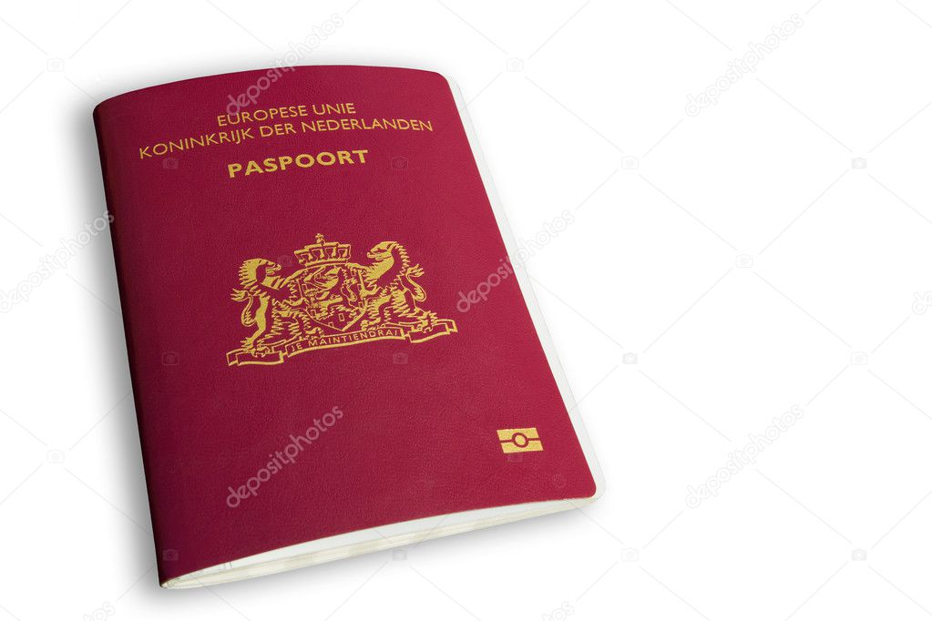 Dutch passport on white — Stock Photo © wesleyguijt 12805183