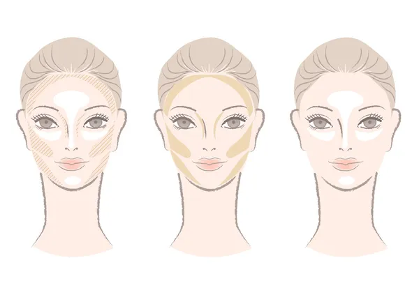 Makeup Contour Chart