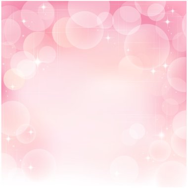 Pink abstract bubble background clipart