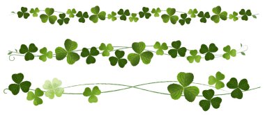 Clovers Dividers clipart