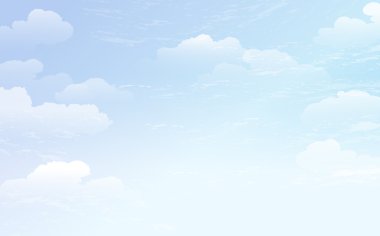Spreading blue sky background clipart