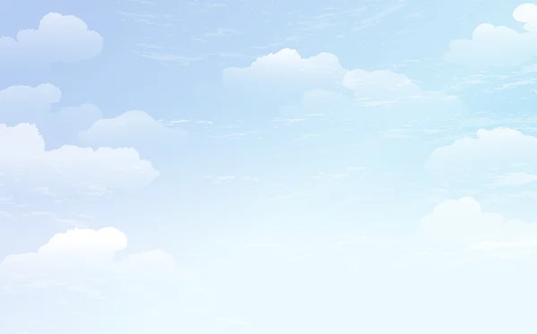 Spreading blue sky background — Stock Vector