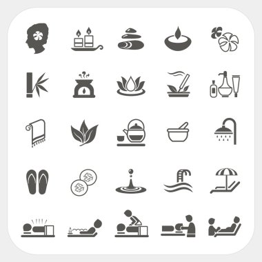 Spa Icons set