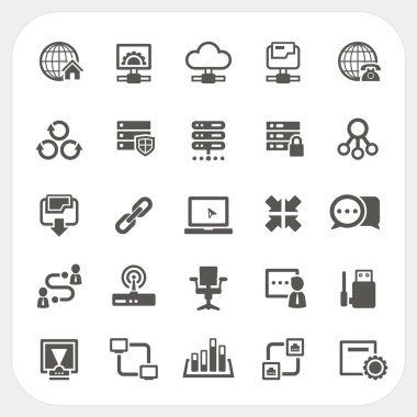 Ağ Icons set