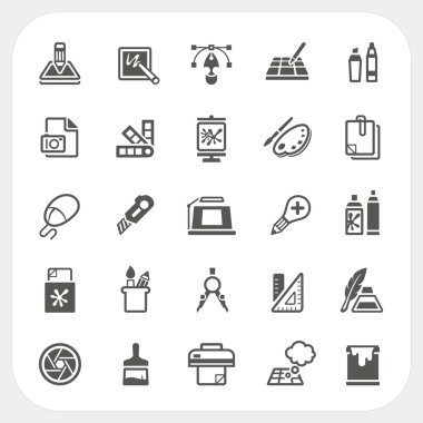 grafik tasarım Icons set