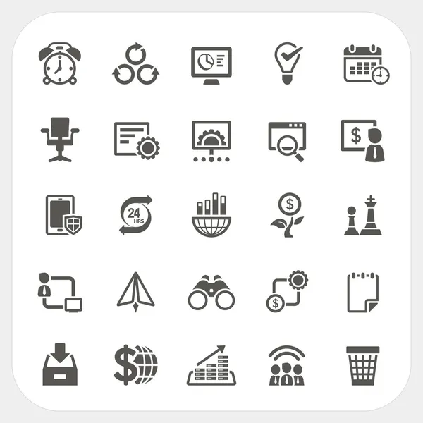 Business and finance icons set — Stock Vector