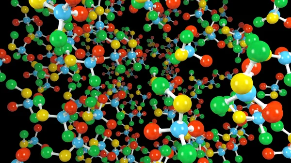 분자 2 스톡 사진