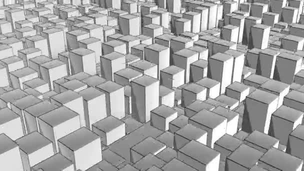 Cubo fundo abstrato — Vídeo de Stock