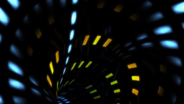 Animación de línea espiral — Vídeo de stock