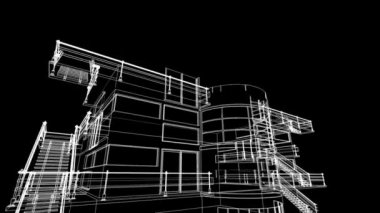 bina inşaat animasyon kroki