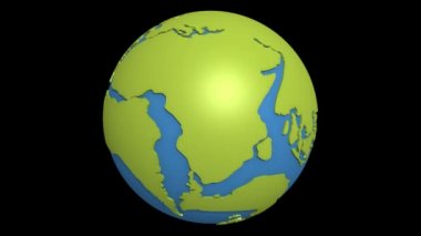 Continental drift Atlantik