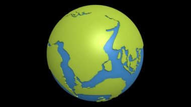 Continental drift Pasifik