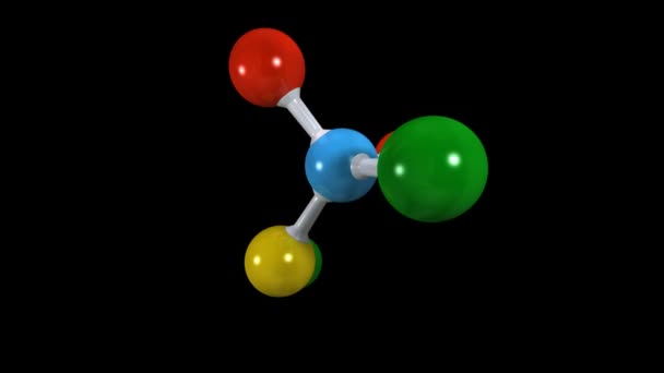 Laço da molécula — Vídeo de Stock