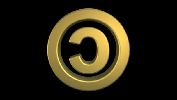 Boucle de copyright avec mat 