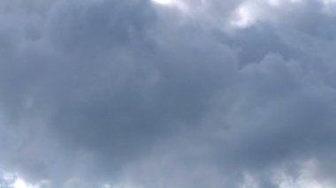 fırtınalı bulutlar time-lapse