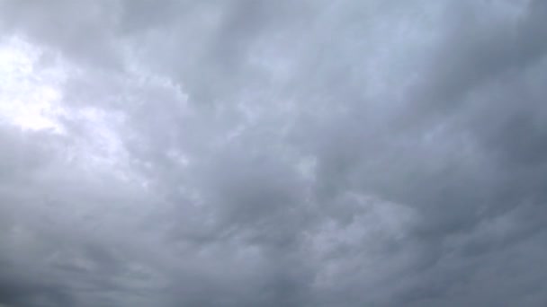 Stormachtige wolken time-lapse — Stockvideo