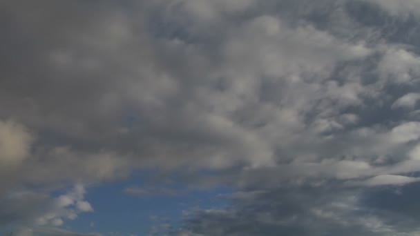 Тайм-лапс облаков — стоковое видео