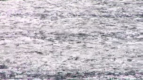Surface de l'eau texture ondulation réflexion — Video