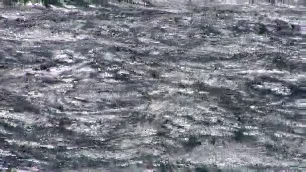 Surface de l'eau texture ondulation réflexion — Video