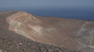 büyük krater vulcano, İtalya